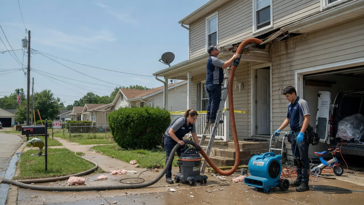 Water Damage Restoration in Servia, IN near me